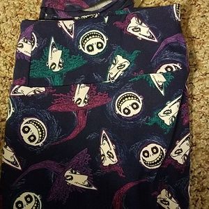 Lularoe TC Disney Nightmare Before Christmas Leggi